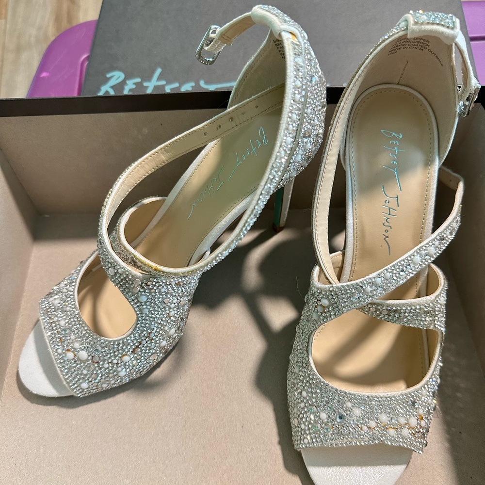 Betsy Johnson Bridal Heels